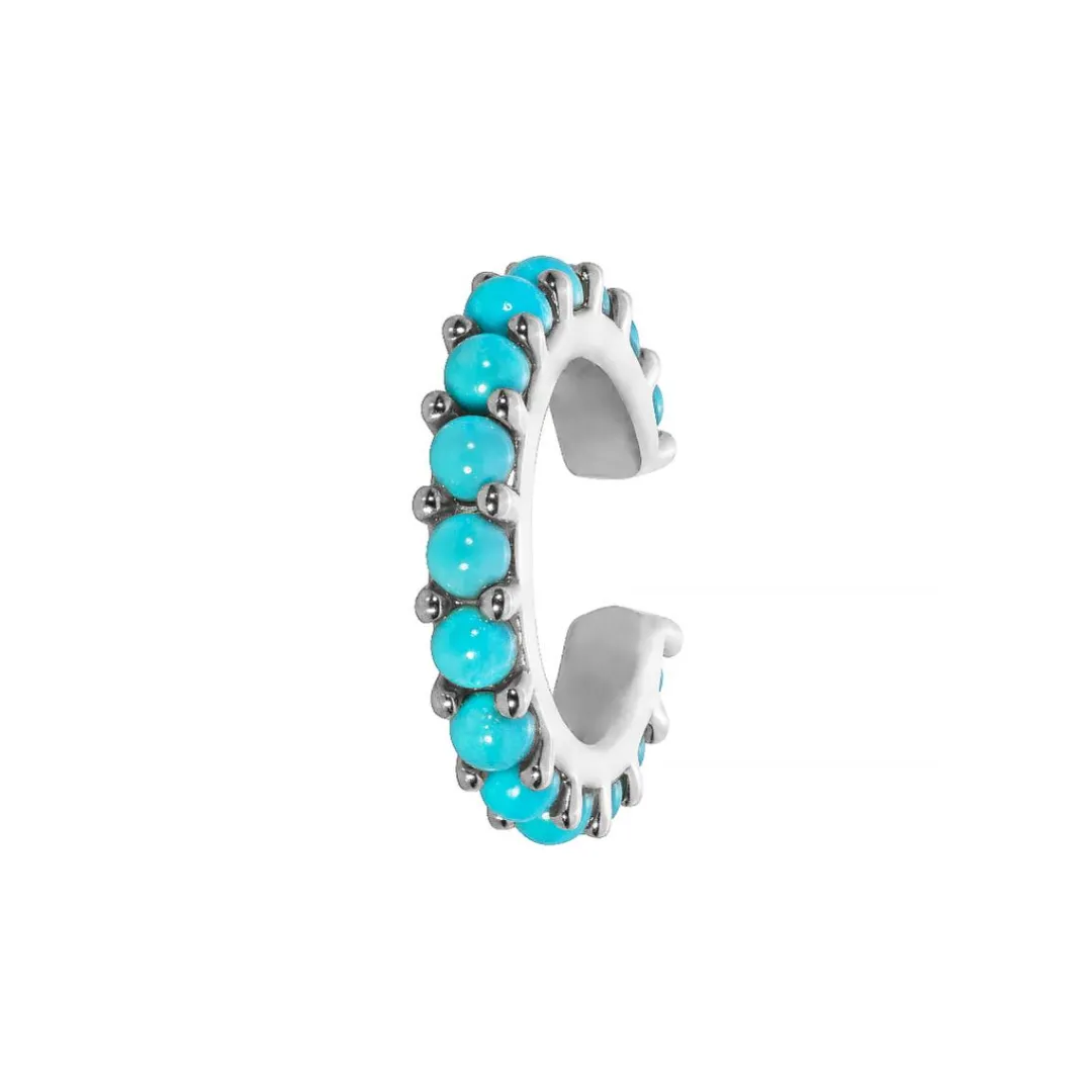 Best Sale Redline Ear Cuff Si Joli Turquoise 18KWhiteGold